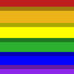 straight stripes of different colors. colors of lgbt movement. background image. Square image. 3D image. 3D rendering.