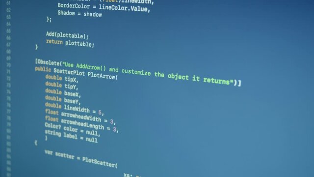 JavaScript Big Data Plot Scroll and Typing Code