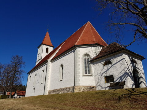 Die bekannte Sebastianikirche in der Lipizzanerheimat