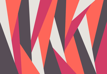 Simple background with abstract colorful lines pattern. Interior wallpaper 