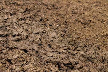Manure in the countryside.