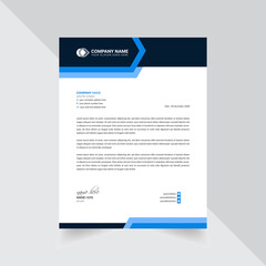 corporate Professional letterhead templates design vector