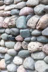 Wall of stones as an abstract background.
