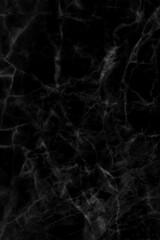 Obraz na płótnie Canvas black marble patterned texture background.