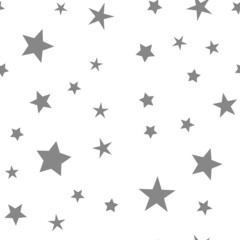Stars seamless pattern. Star icons texture background. Starry sky and night design.