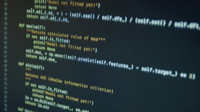 Python Scroll Machine Learning Code