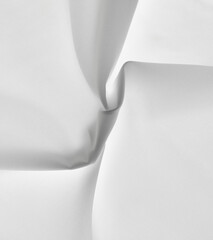 White fabric as an abstract background.