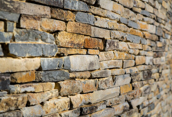 Stone wall side