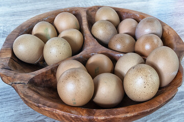 different food ingredients close-up in home kitchen interior.