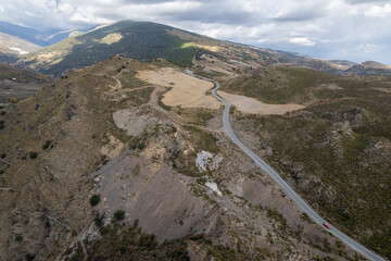 Sierra Nevada mountains in the province of Granada in Spain