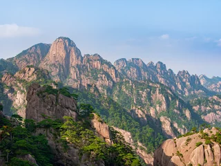 Fotobehang Huangshan Gele bergen, Anhui, Huangshan, China, Azië, Stockfoto