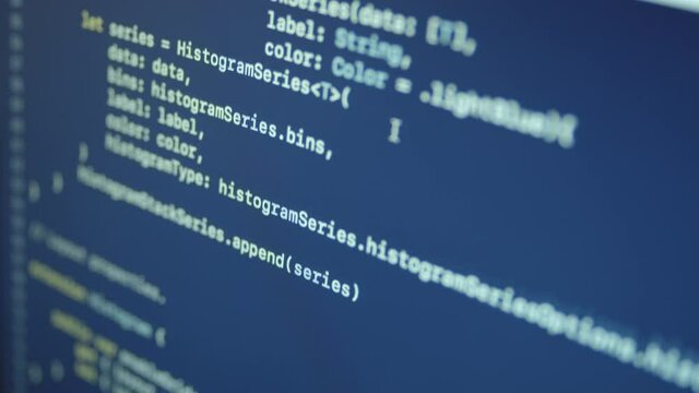 Swift Scroll and Typing Big Data App Code