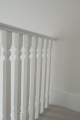 White Classic Balustrades in Luxury English Townhouse