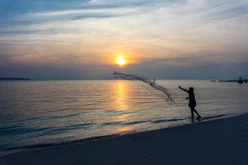Fototapeta premium Net Fishing 3