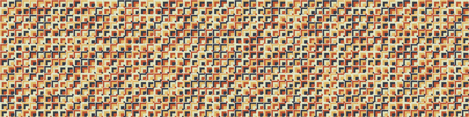 Fototapeta premium Abstract Geometric Pattern generative computational art illustration