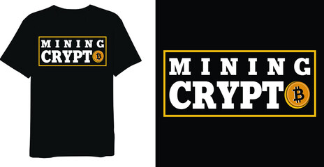 Best Graphic Bitcoin T-shirt Design Template