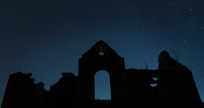 Ruin Astro Timelapse