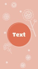 template of Christmas and New Year posts and stories for social networks. Background for a blog, online store