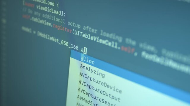 Objective-C Machine Learning Code Typing