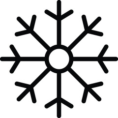 Obraz premium Snow Flake Vector Icon Design Illustration