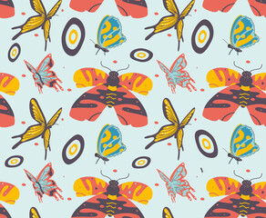 butterflies pattern style