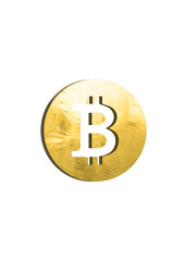 Vector Bitcoin, digital money.