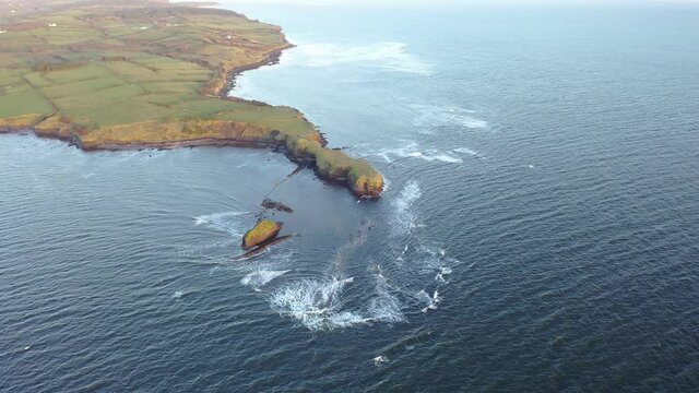 The beautiful eagles nest rock by Mountcharles in County Donegal - Ireland.