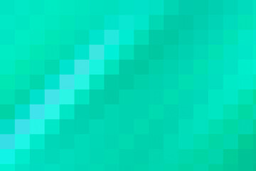 Diagonal smooth aquamarine pixel mosaic