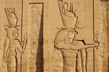 nile  landscape in egypt