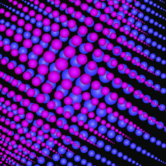 Vector genetic abstract banner template. Design element for education, healthcare, medicine, science