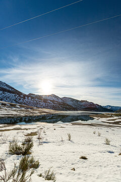 embalse de Casares de Arbas, Le&oacute;n, Espa&ntilde;a