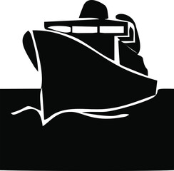 Fototapeta na wymiar illustration of a Ship.