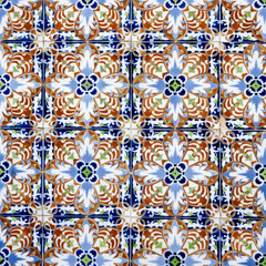 Typical azulejo artwork of Portugal
