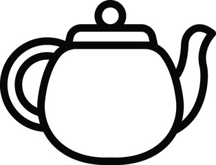 Teapot Vector Icon Desing Illustration