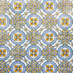 Typical azulejo artwork of Portugal