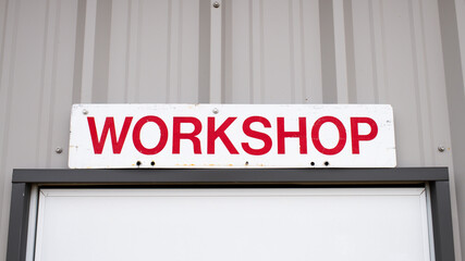 A Workshop A Man Cave Sign Work Shop