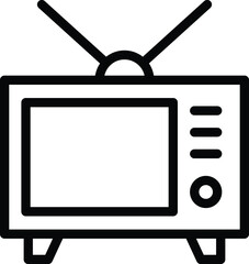 Television Vector Icon Desing Illustration