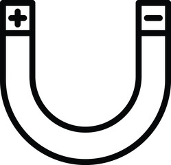 Magnet Vector Icon Desing Illustration