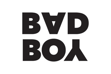 Modern, simple, bold typographic design of a saying 