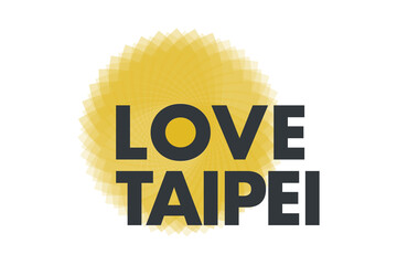 Modern, simple, vibrant typographic design of a saying 