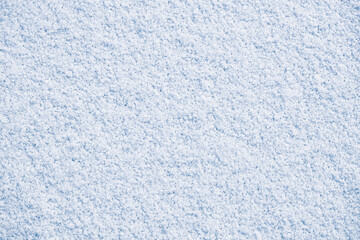 Snowy untouched surface white texture background.