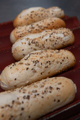 Freshly baked cereal bread