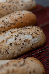 Freshly baked cereal bread