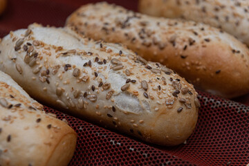 Freshly baked cereal bread