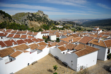 Panorama of Grazalema, beautiful towns of Spain. White villages of the Sierra de Cádiz. Rural tourism weekend in Grazalema   © joserpizarro