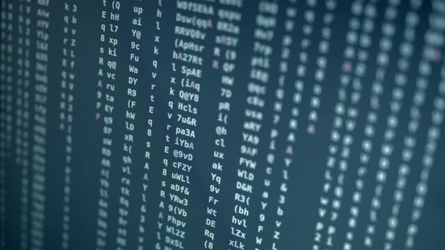 Random Letters and Symbols Fall Background