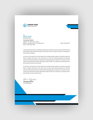 Unique style creative and corporate letterhead template design for your business