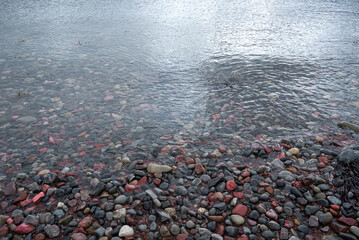 pebbles on the beach 