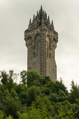 The National Wallace Monument tower, Stirling, Scotland