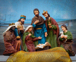 Nativity scene,